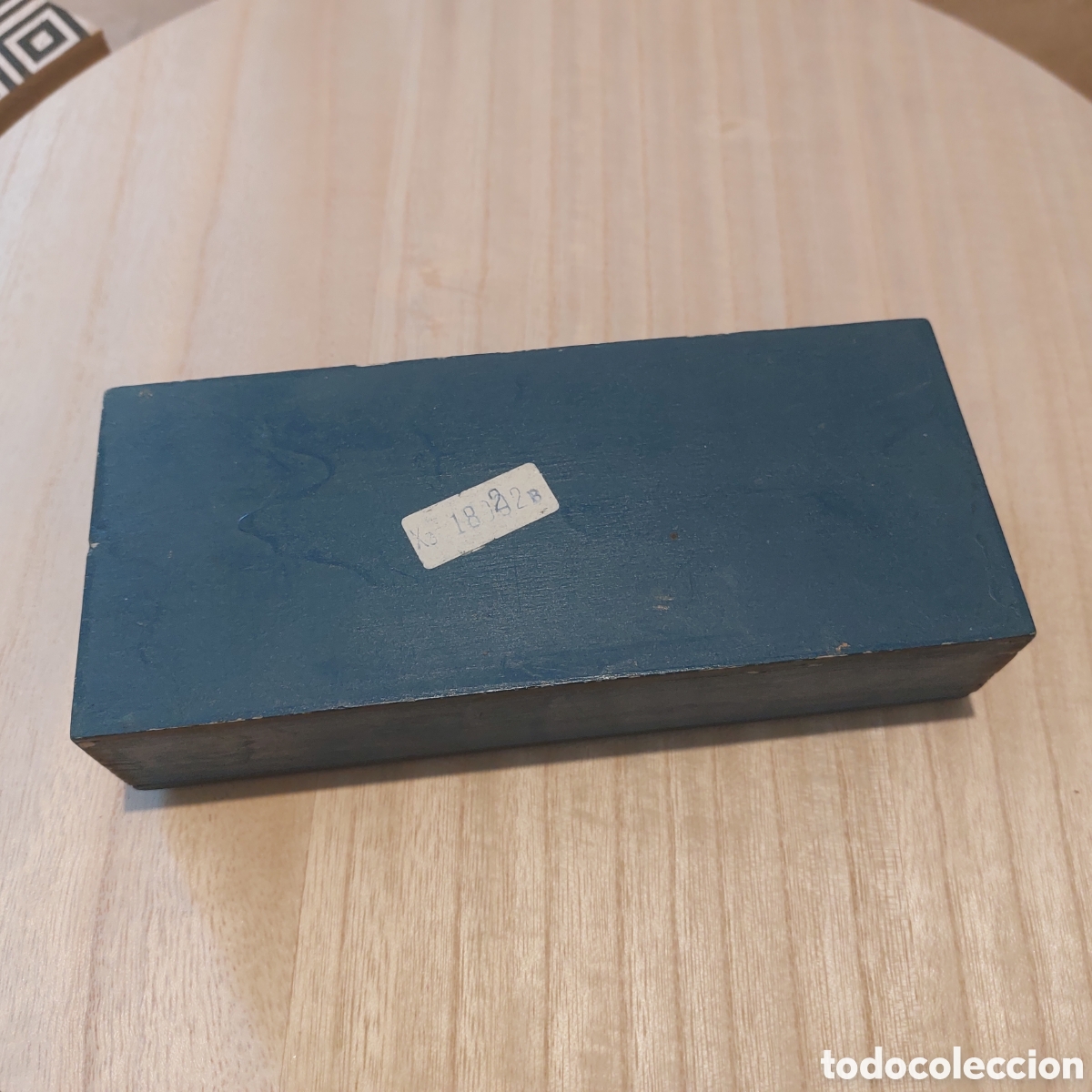 Cajas y cajitas met&aacute;licas: Plumier Estuche madera caja lapices - Foto 3