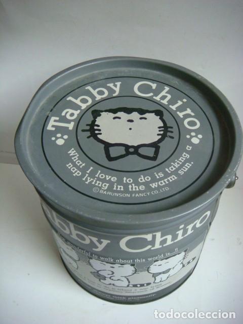 Cajas y cajitas met&aacute;licas: LATA DE CHAPA DE TABBY CHIRO-(&) - Foto 2