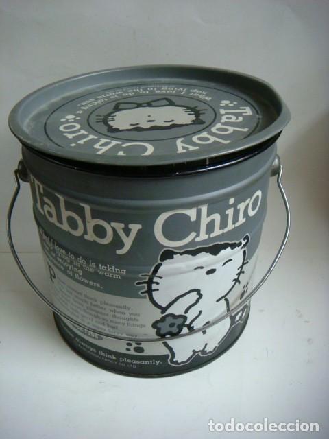 Cajas y cajitas met&aacute;licas: LATA DE CHAPA DE TABBY CHIRO-(&) - Foto 3