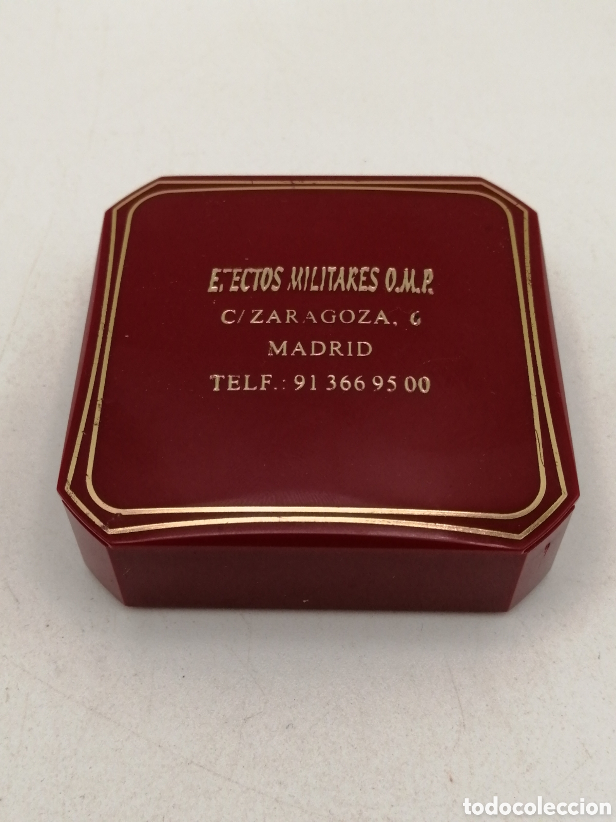 Cajas y cajitas met&aacute;licas: Estuche Efectos Militares O. M. P. - Foto 1