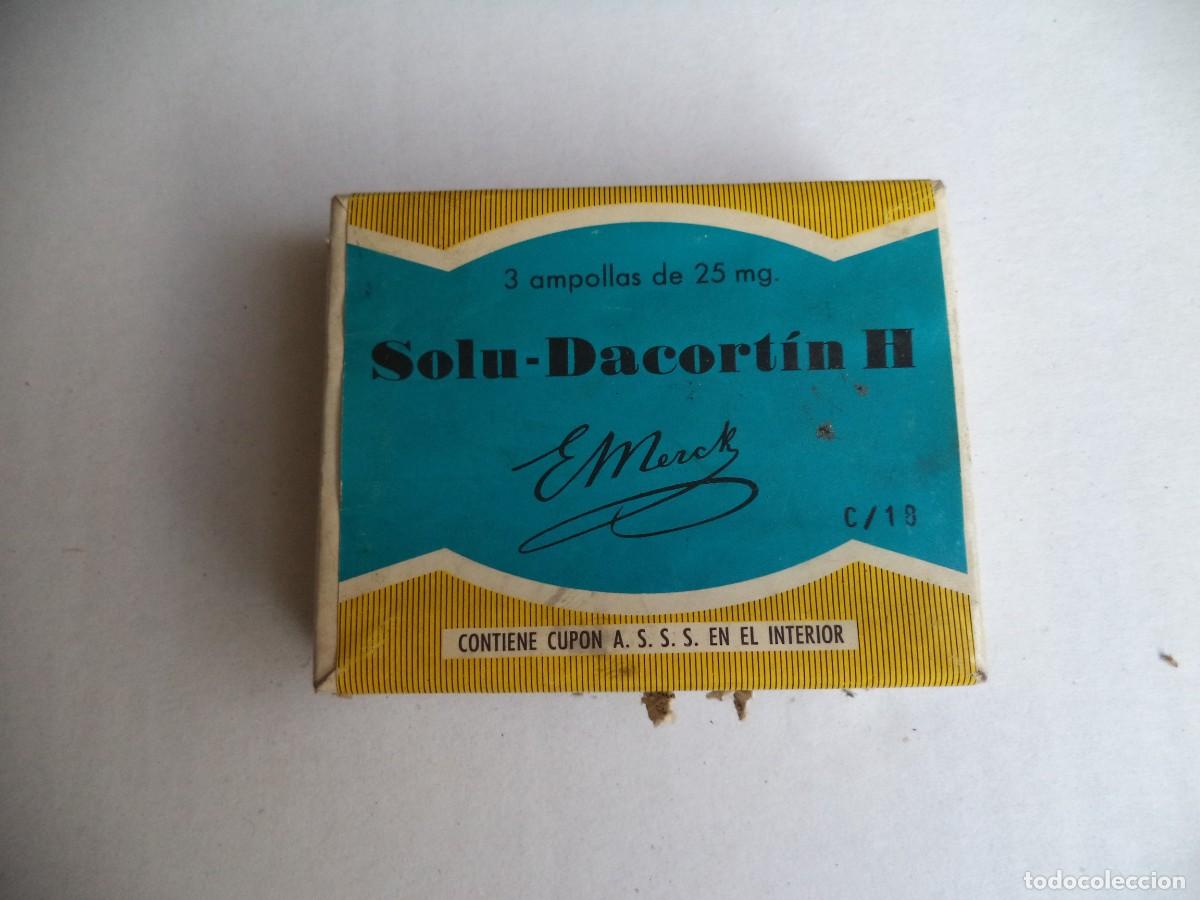 Cajas y cajitas met&aacute;licas: Caja Medicamento farmaceutico Solu-Dacortin H( Medicamento Caducado )Solo para coleccionismo.