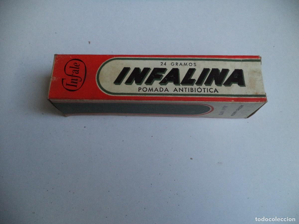 Cajas y cajitas met&aacute;licas: Caja Medicamento farmaceutico Infalina( Medicamento Caducado )Solo para coleccionismo.