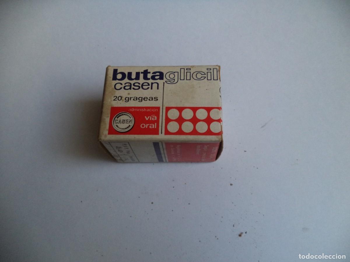 Cajas y cajitas met&aacute;licas: Caja Medicamento farmaceutico Butaglicil ( Medicamento Caducado )Solo para coleccionismo.