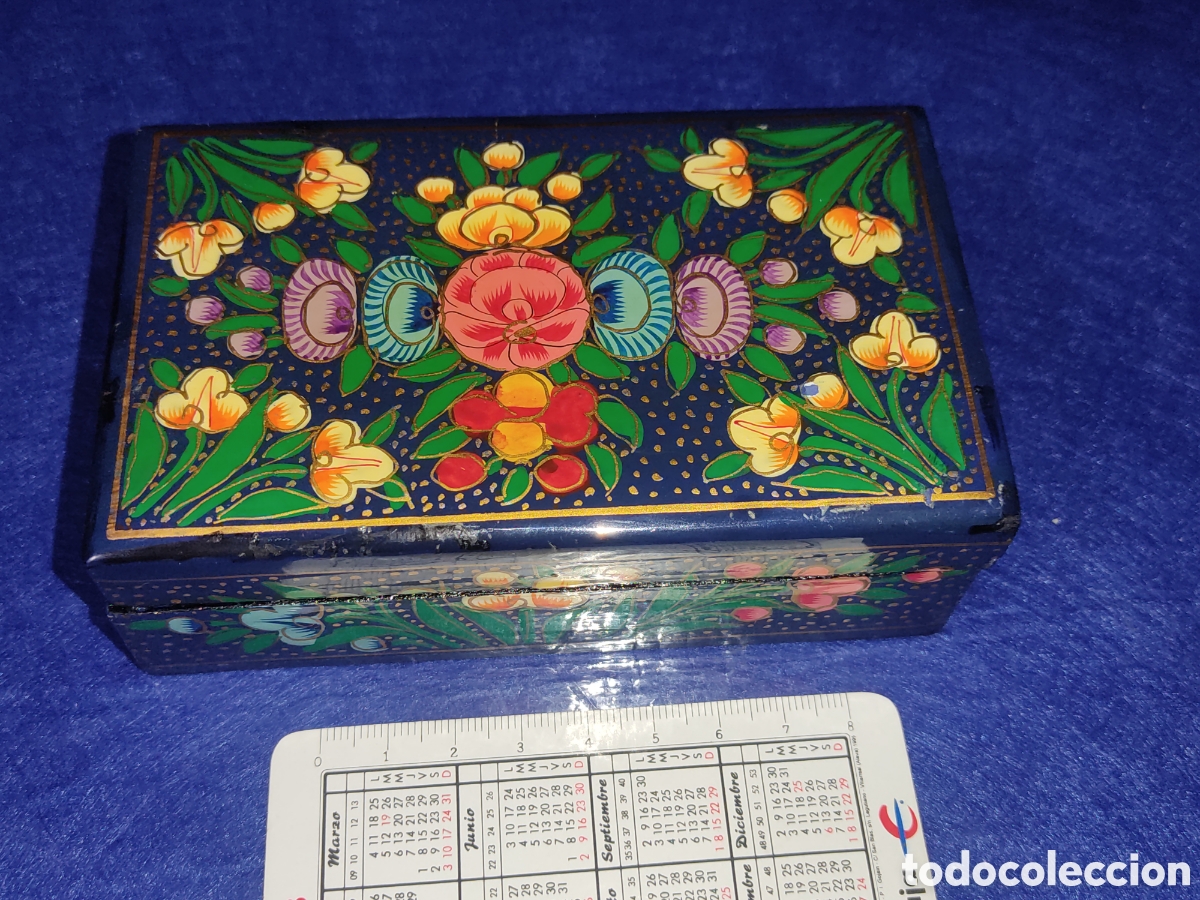 Cajas y cajitas met&aacute;licas: Caja, joyero Ruso de madera hecha a mano.