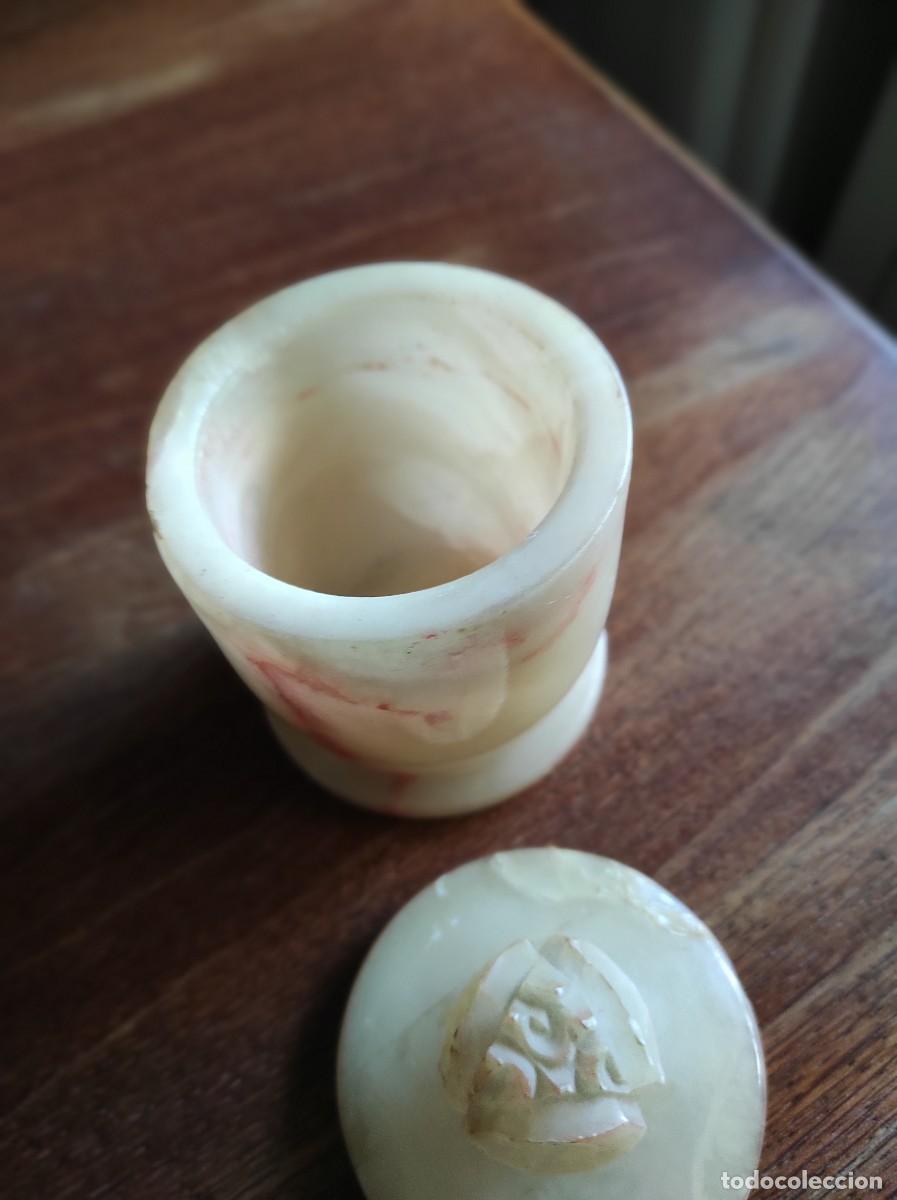 Cajas y cajitas met&aacute;licas: Bote de alabastro - Foto 3