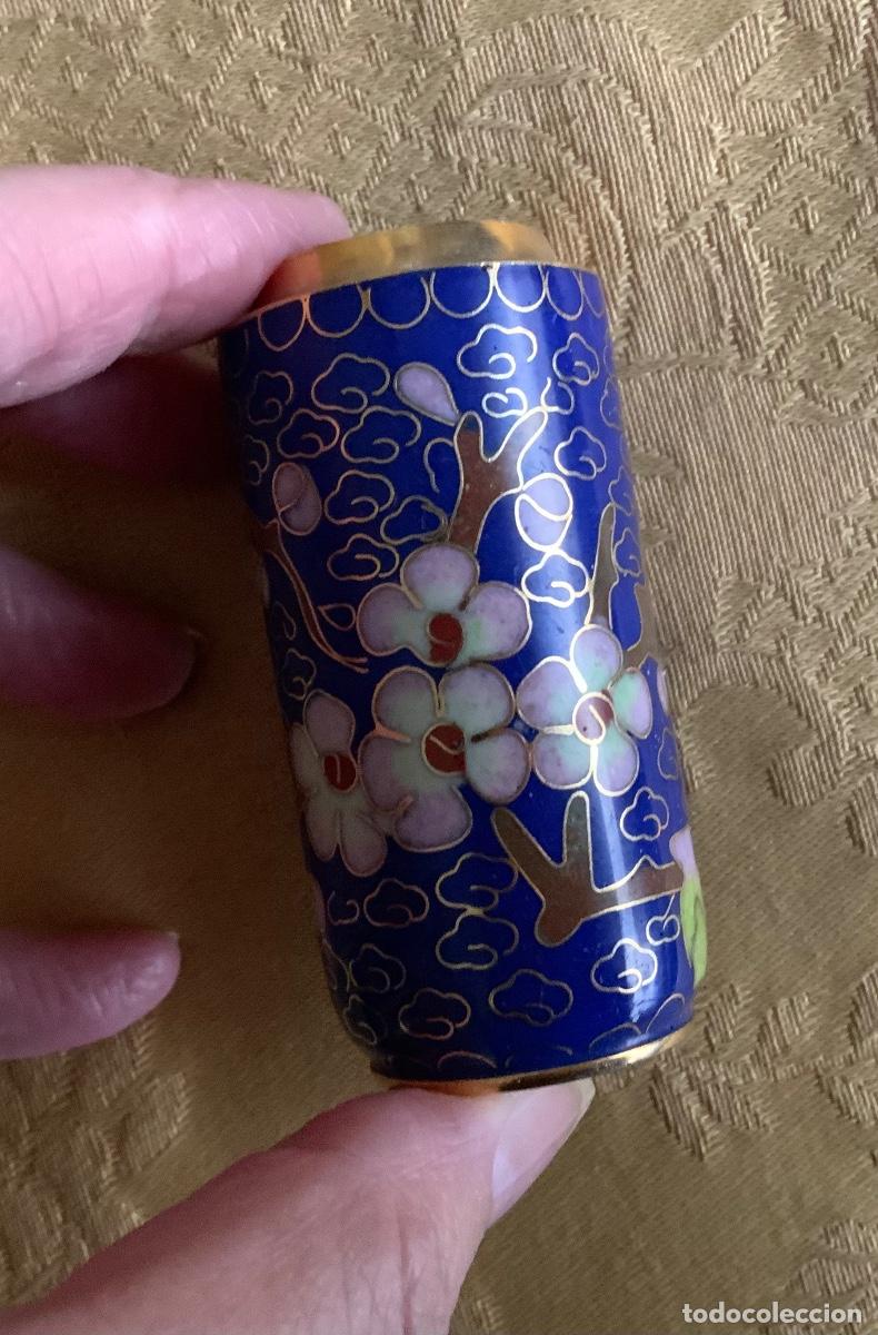 Cajas y cajitas met&aacute;licas: CLOISONNE CAJA BRONCE ESMALTADO - Foto 7
