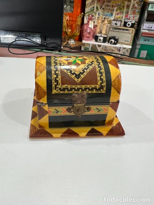 Blechdosen und Kisten: CAJA MADERA - MEDIDA 8X6,5 CM