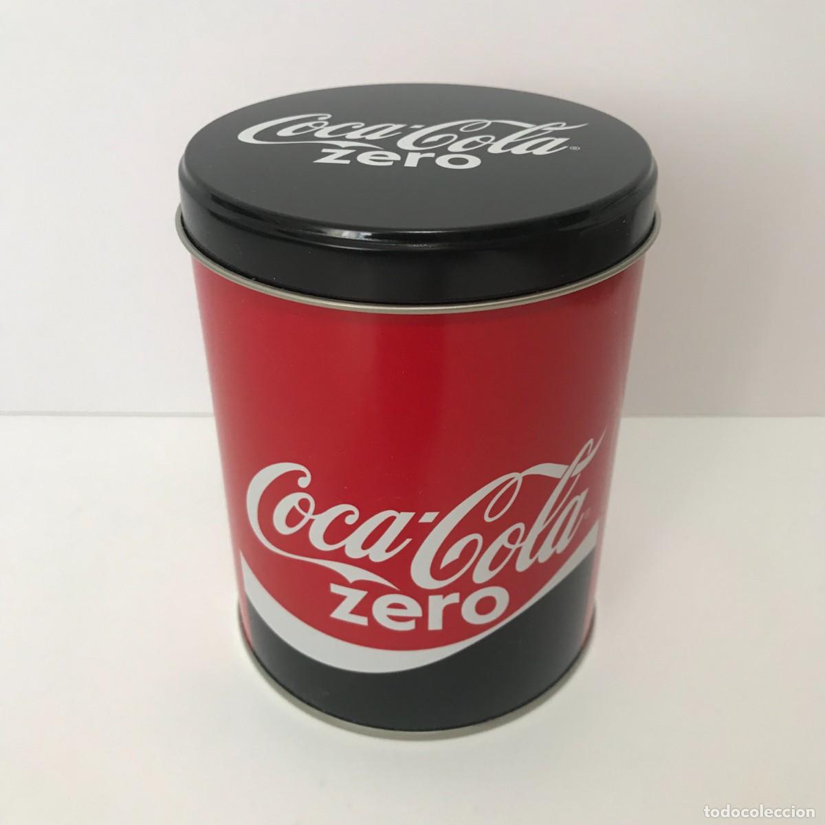 Boxes and metal boxes: CAJA BOTE METAL COCA-COLA ZERO, COCACOLA, 13X10 CMS (1)