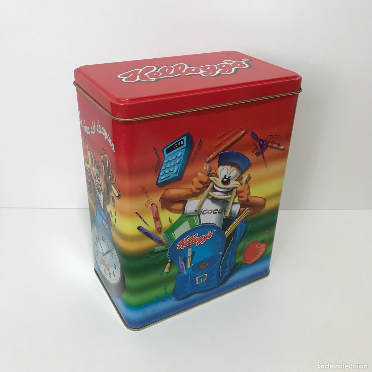 Boxes and metal boxes: CAJA METAL VACIO, KELLOGGS, 20X15X10 CMS