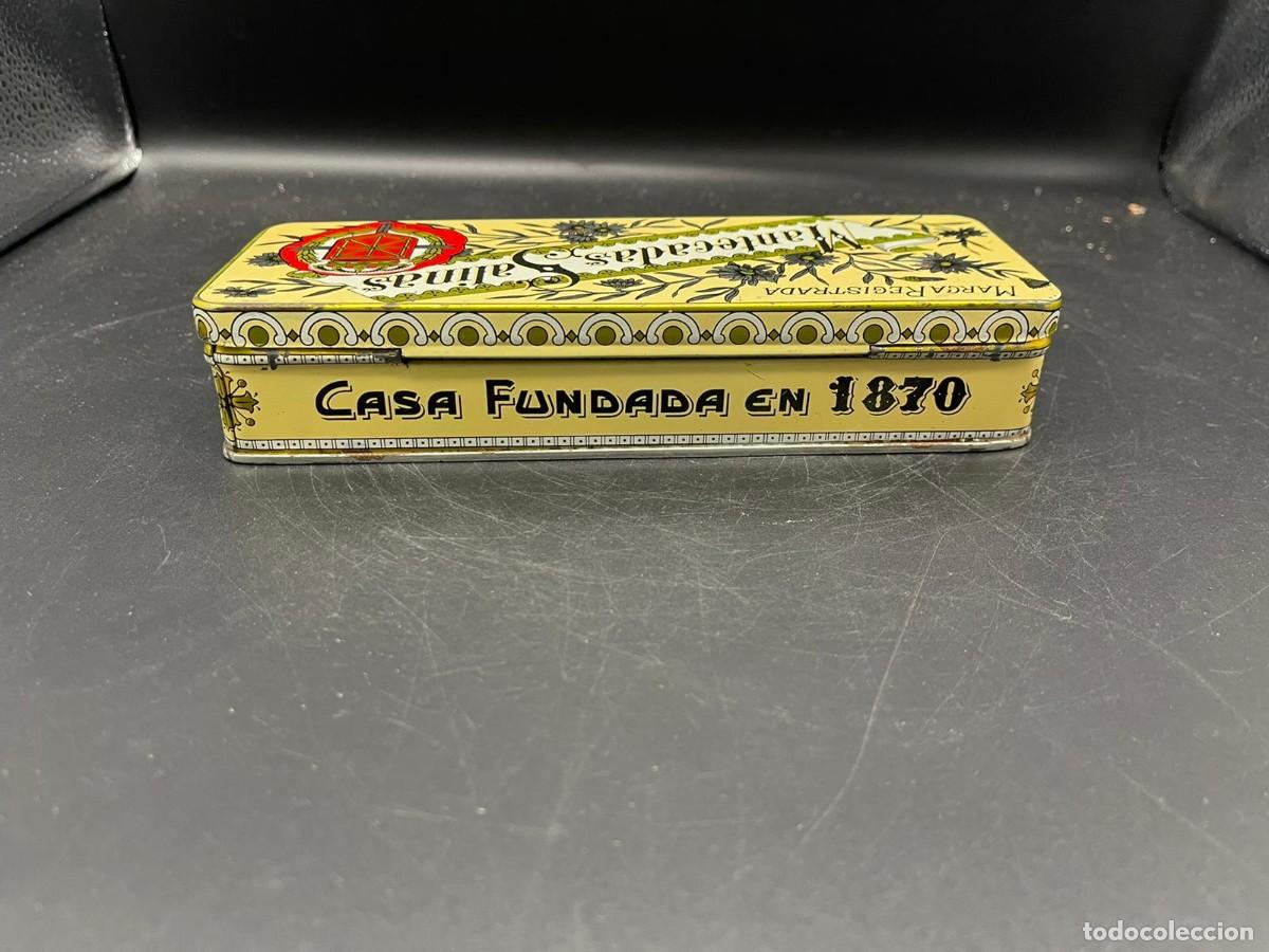 Cajas y cajitas met&aacute;licas: ANTIGUA CAJA DE MANTECADAS SALINAS - Foto 4