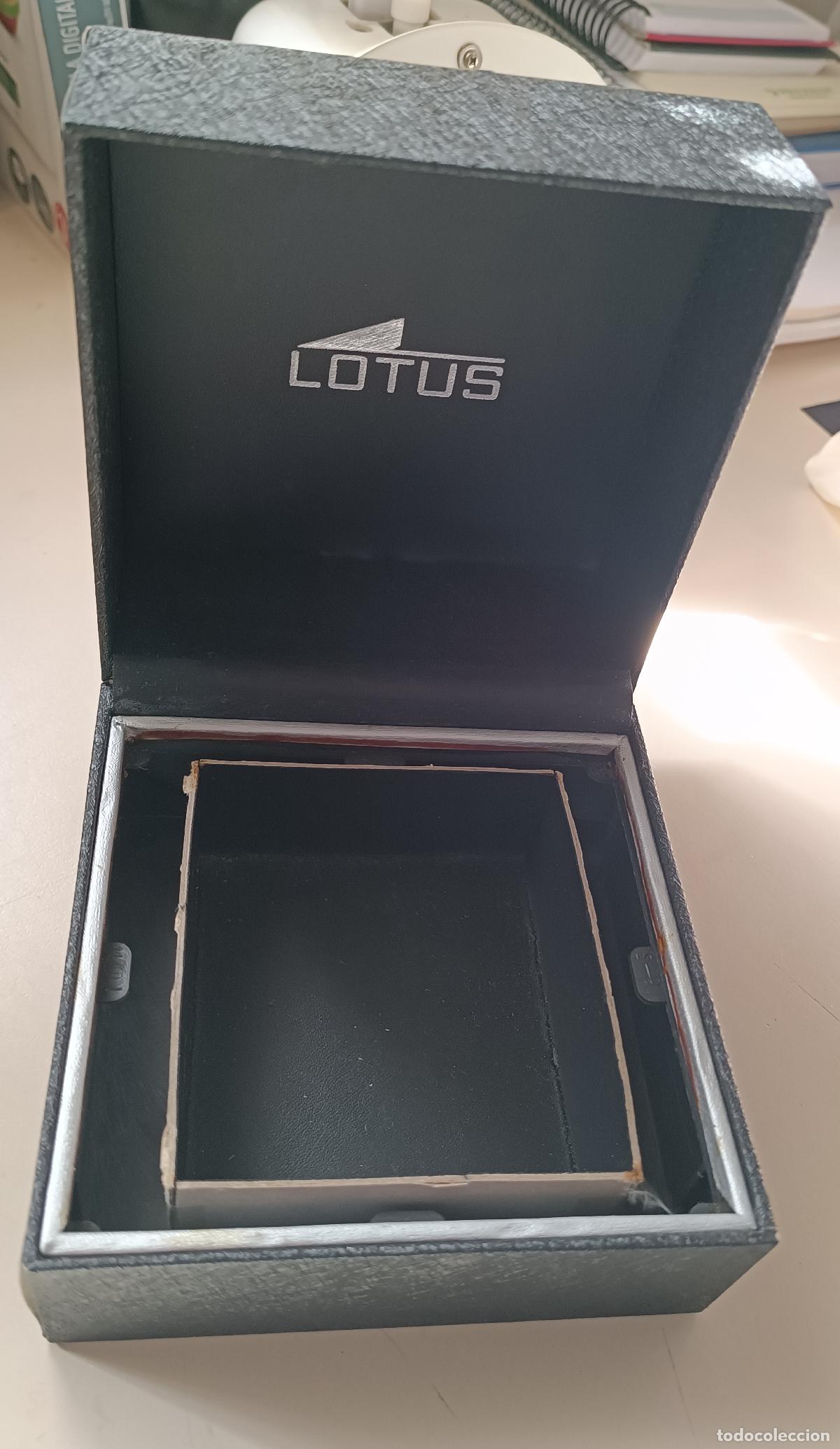 Cajas y cajitas met&aacute;licas: Caja para reloj lotus - Foto 3