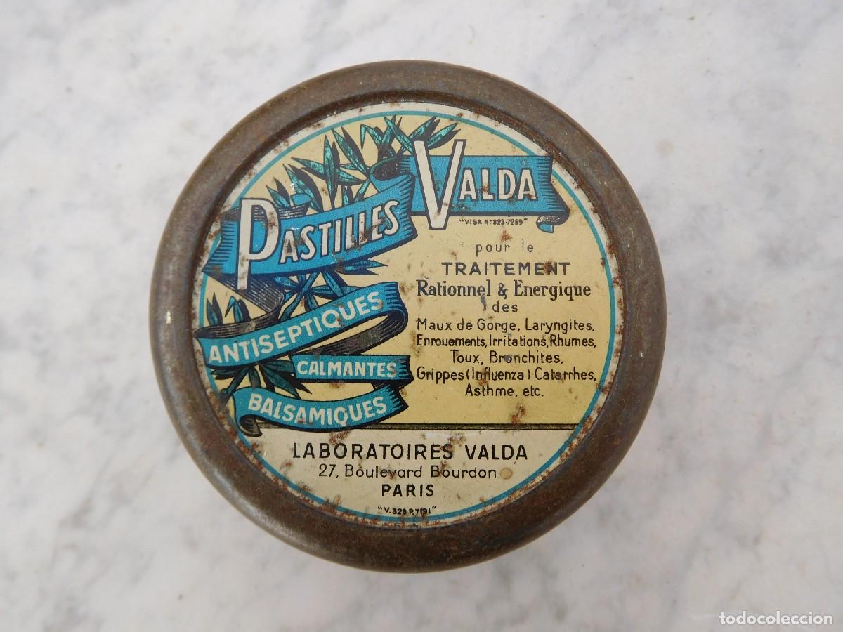 Casse e cassette metalliche: Caja de lata antigua pastillas Valda