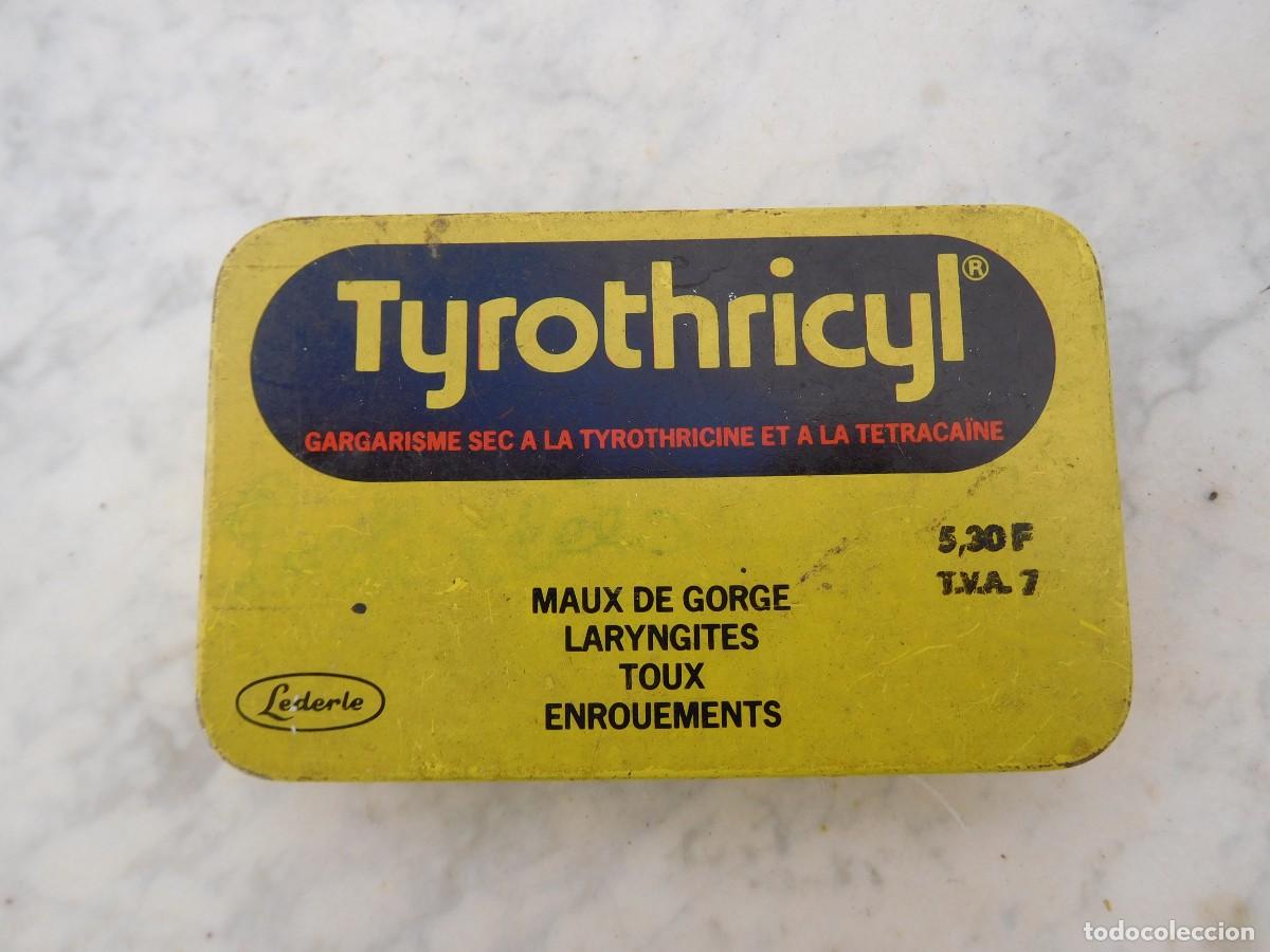 Casse e cassette metalliche: Caja de lata antigua tyrothricyl