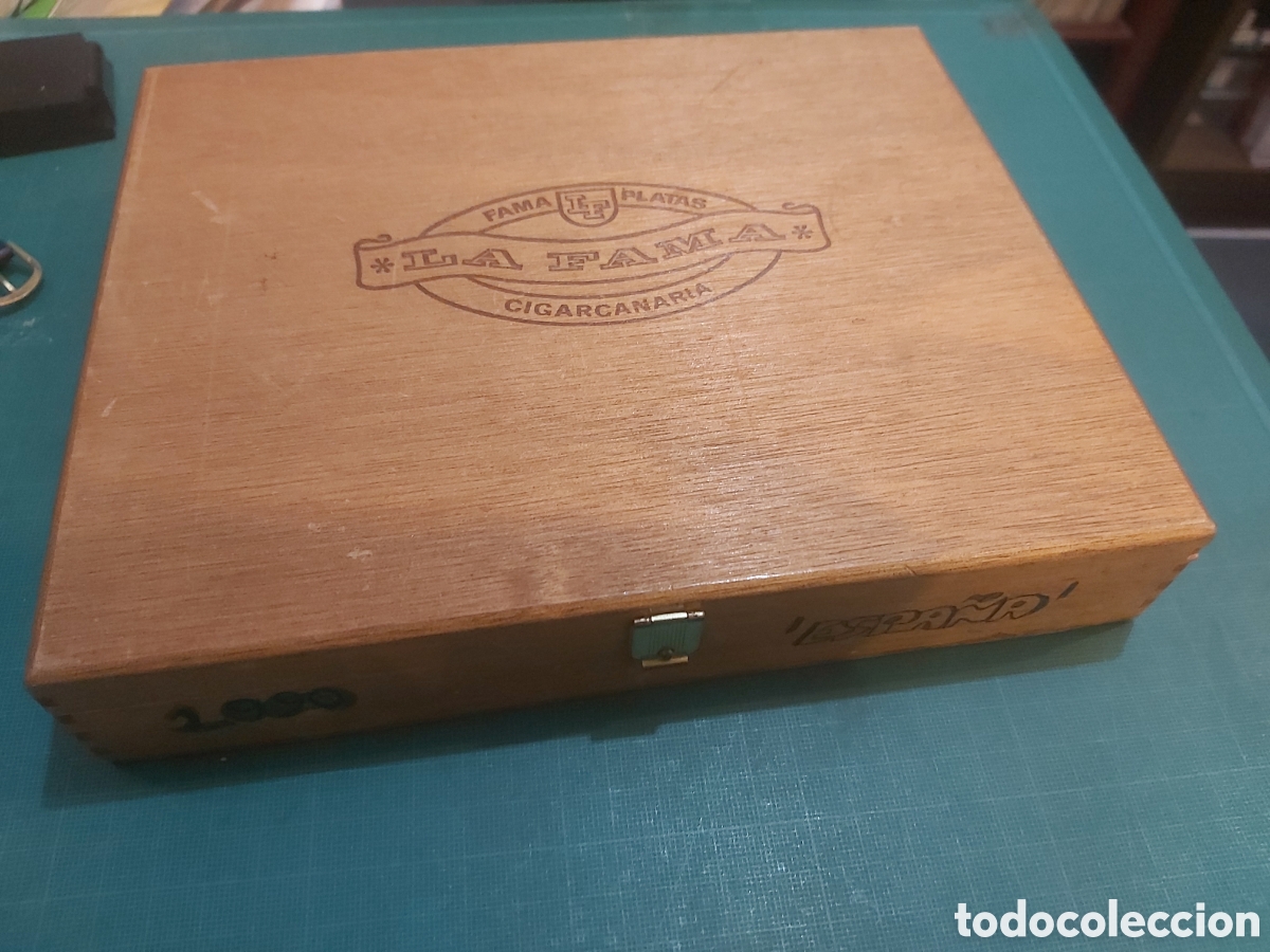 Blechdosen und Kisten: La Fama platas cigarcasnaria 25 fama platas Ver mis lotes cajas