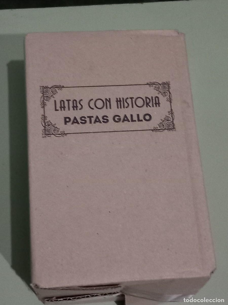 Caixas e caixinhas met&aacute;licas: CAJA METALICA DE PASTAS GALLO,NUEVA A ESTRENAR,METIDA EN SU CAJA DE CARTON