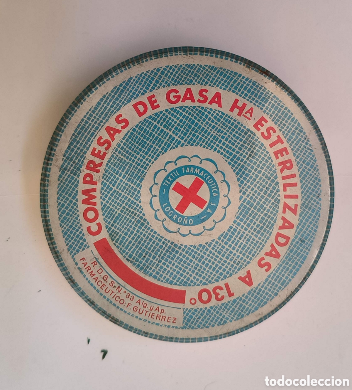 Casse e cassette metalliche: Antigua caja metal - gasa esterilizada - car93