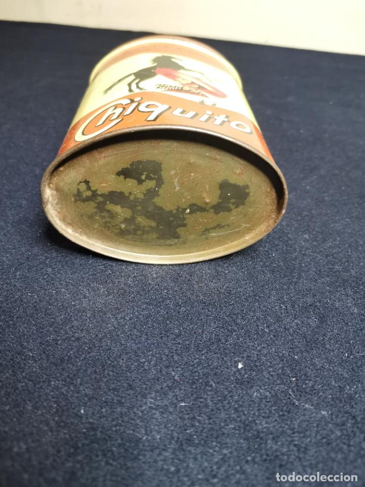 Cajas y cajitas met&aacute;licas: VIEJA LATA DE TABACO CHIQUITO - Foto 3