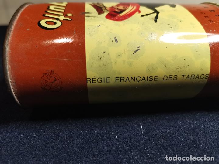 Cajas y cajitas met&aacute;licas: VIEJA LATA DE TABACO CHIQUITO - Foto 5