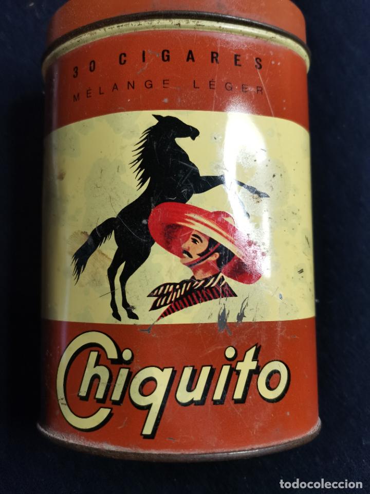 Cajas y cajitas met&aacute;licas: VIEJA LATA DE TABACO CHIQUITO - Foto 6