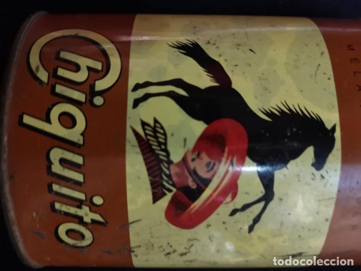 Cajas y cajitas met&aacute;licas: VIEJA LATA DE TABACO CHIQUITO - Foto 7