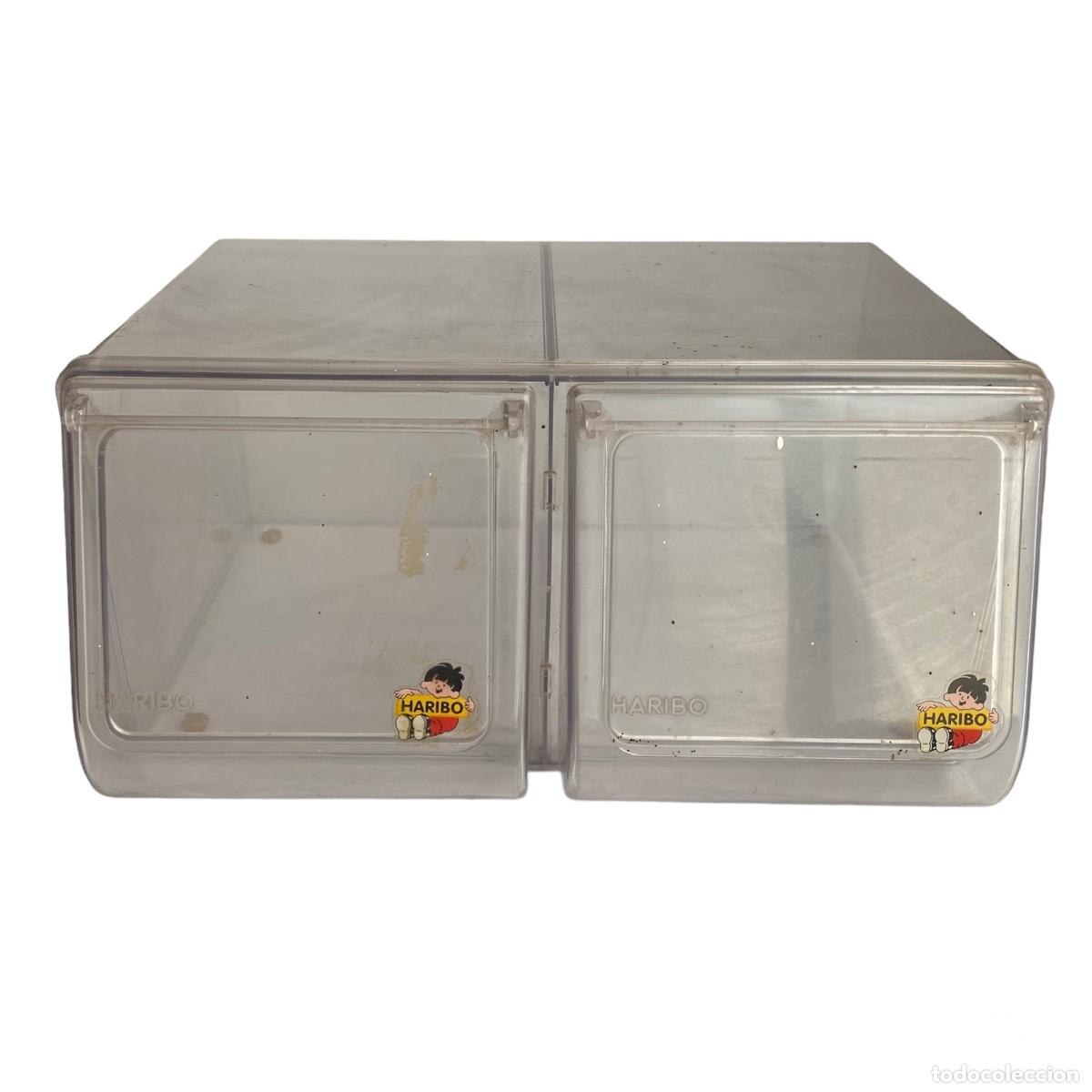 Boxes and metal boxes: Antiguo bote tarro dispensador caja de caramelos a&ntilde;os 90 haribo
