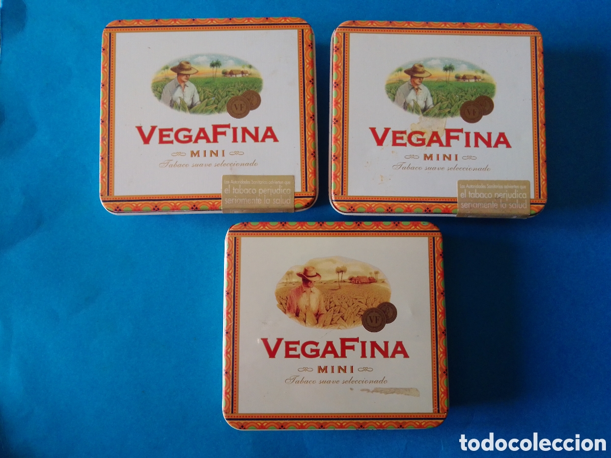Cajas y cajitas met&aacute;licas: CAJAS VACIAS VEGAFINA (3x6&euro;)