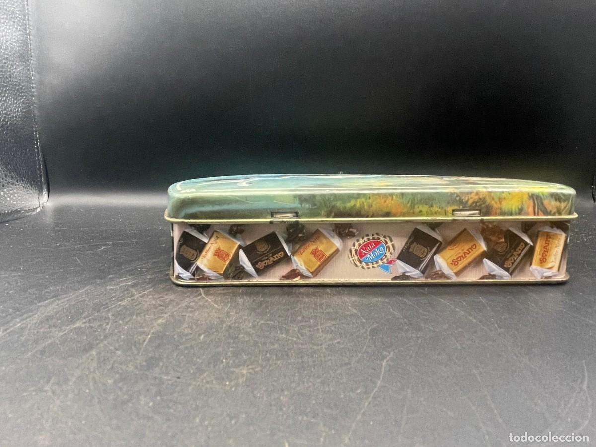 Cajas y cajitas met&aacute;licas: ANTIGUA CAJA DE VDA DE SOLANO - Foto 3