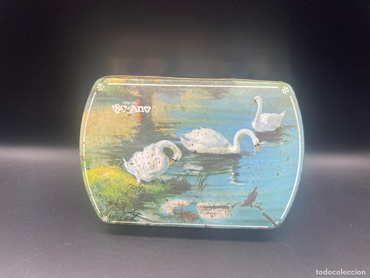 Cajas y cajitas met&aacute;licas: ANTIGUA CAJA DE VDA DE SOLANO - Foto 7