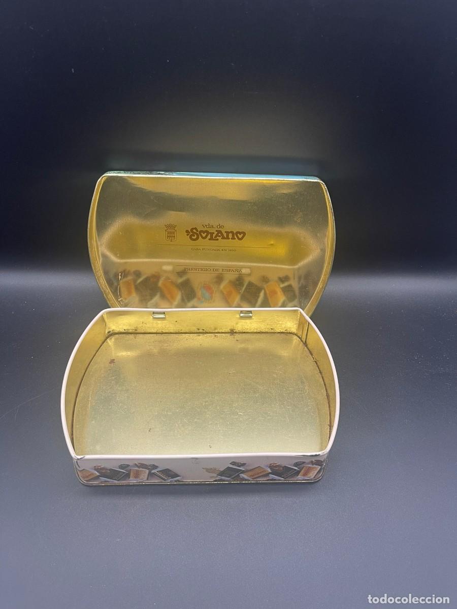 Cajas y cajitas met&aacute;licas: ANTIGUA CAJA DE VDA DE SOLANO - Foto 8