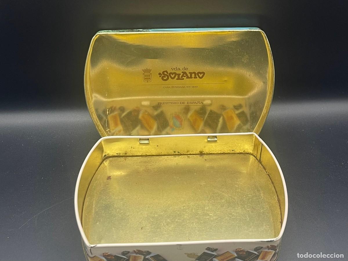 Cajas y cajitas met&aacute;licas: ANTIGUA CAJA DE VDA DE SOLANO - Foto 9