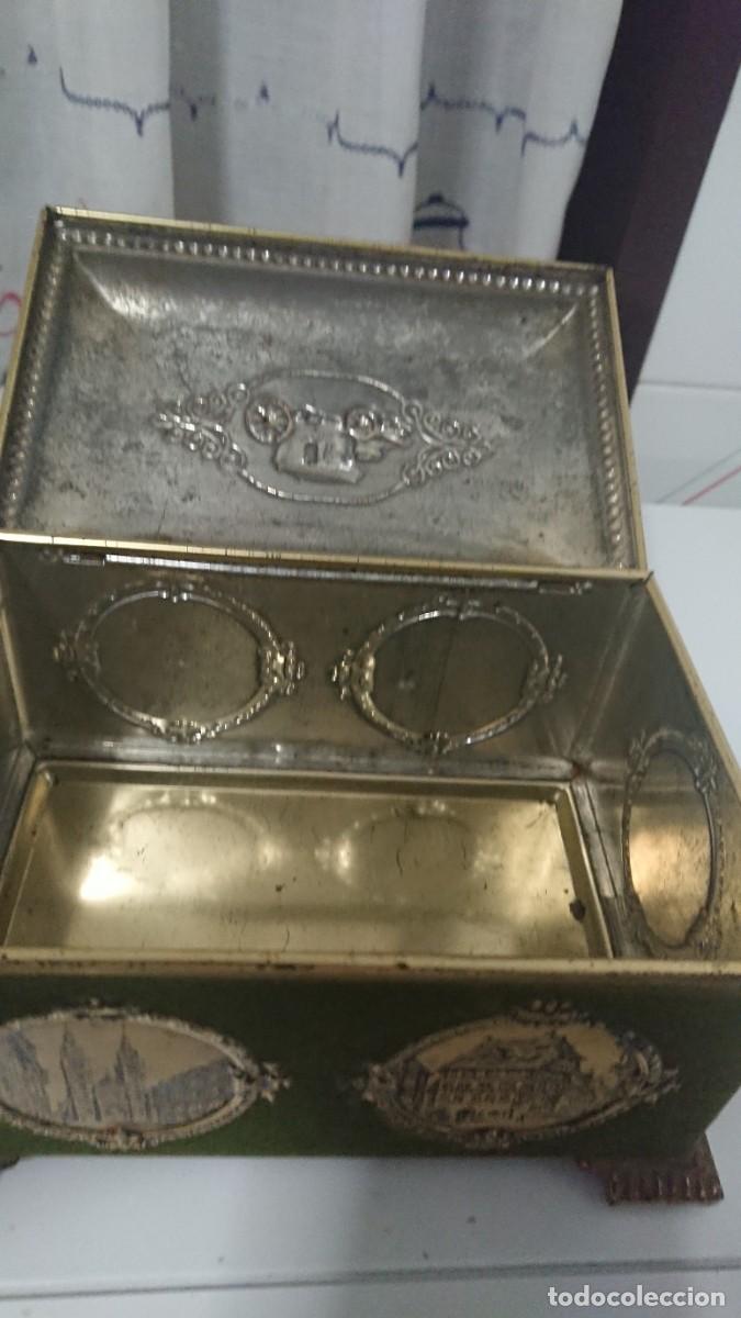 Cajas y cajitas met&aacute;licas: CAJA DE LATA SIMIL JOYERO - Foto 7