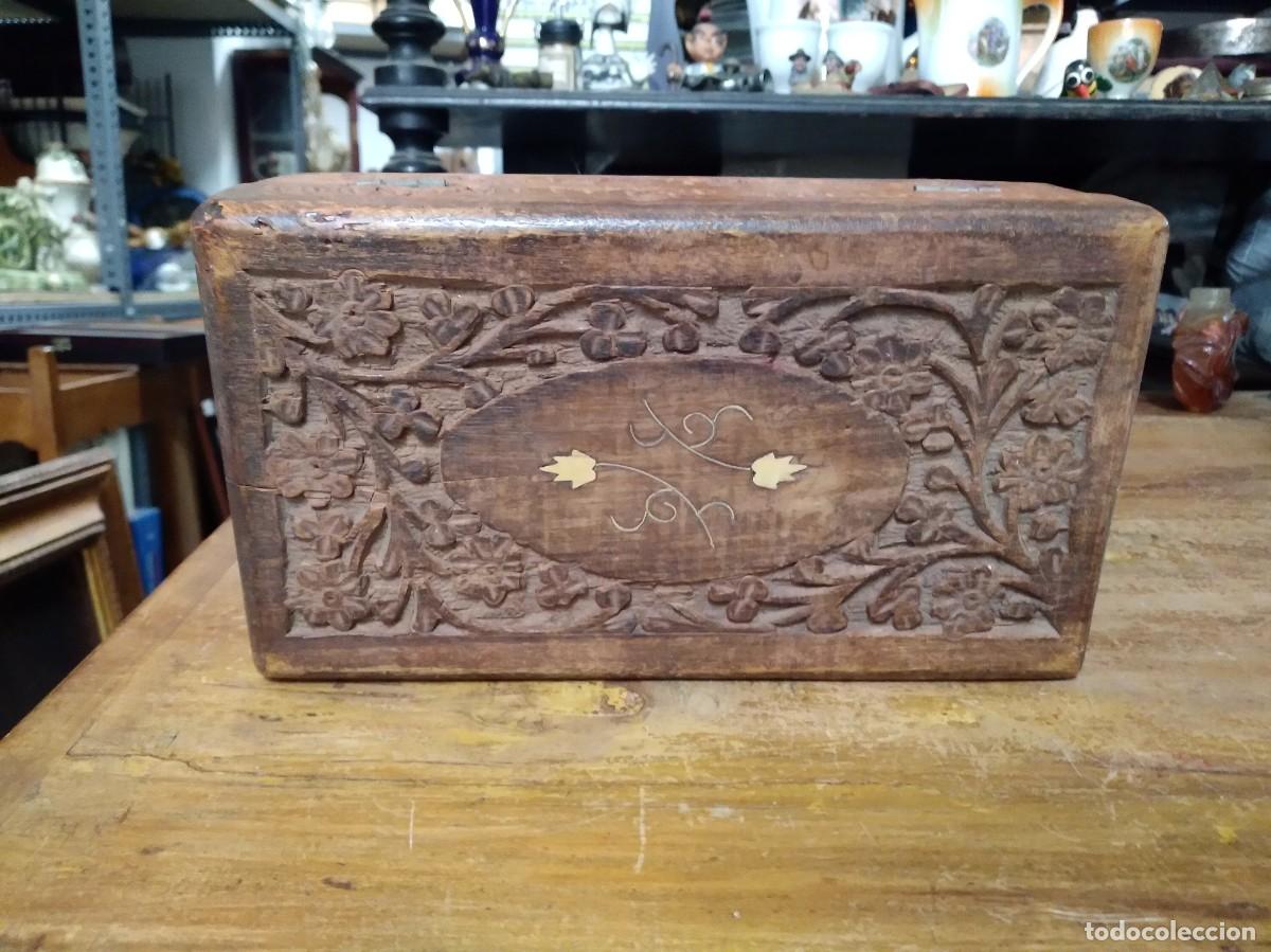 Cajas y cajitas met&aacute;licas: Caja de Madera Grabada - Foto 1