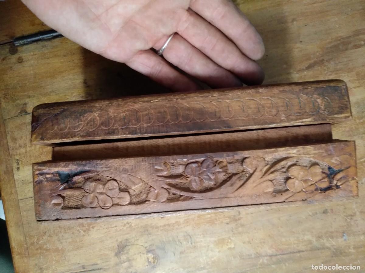 Cajas y cajitas met&aacute;licas: Caja de Madera Grabada - Foto 3