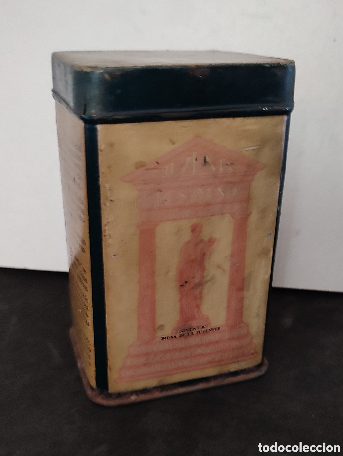 Boxes and metal boxes: Antigua caja met&aacute;lica Juventa.El alimento ideal