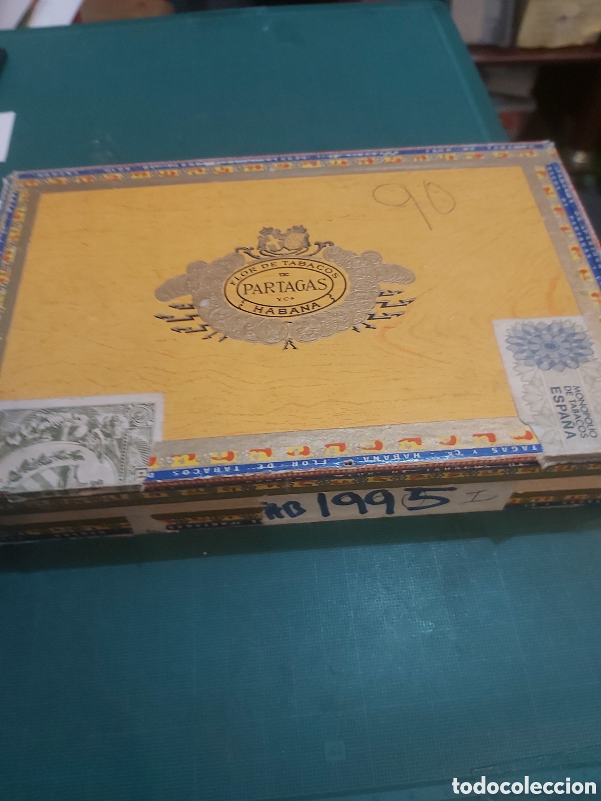 Blechdosen und Kisten: Paragas 25 perfectos caja vac&iacute;a cuba flor de tabacos habana