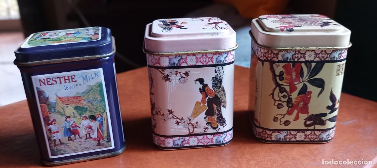 Cajas y cajitas met&aacute;licas: 3 pequenas latas - Foto 1
