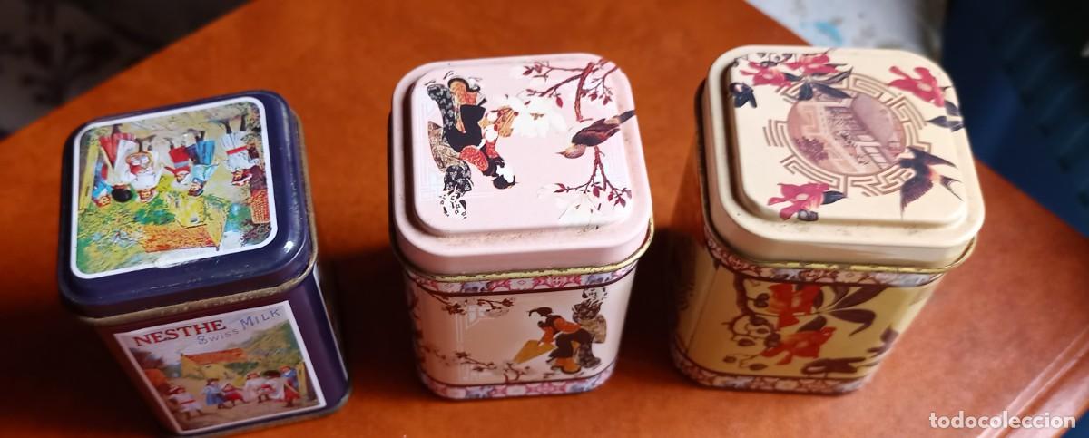 Cajas y cajitas met&aacute;licas: 3 pequenas latas - Foto 2