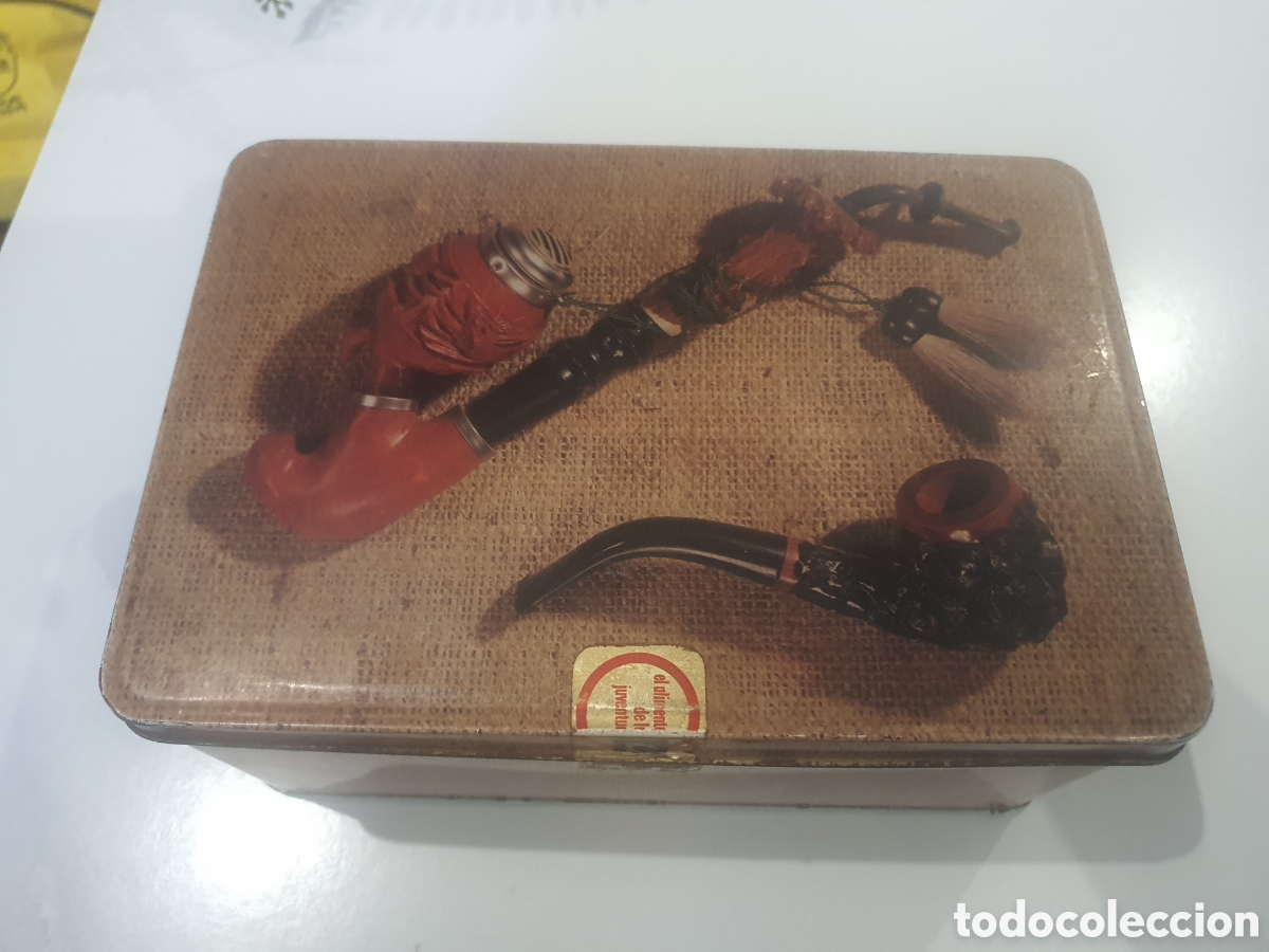 Cajas y cajitas met&aacute;licas: CAJA VINTAGE METALICA COLA CAO PIPAS FUMAR