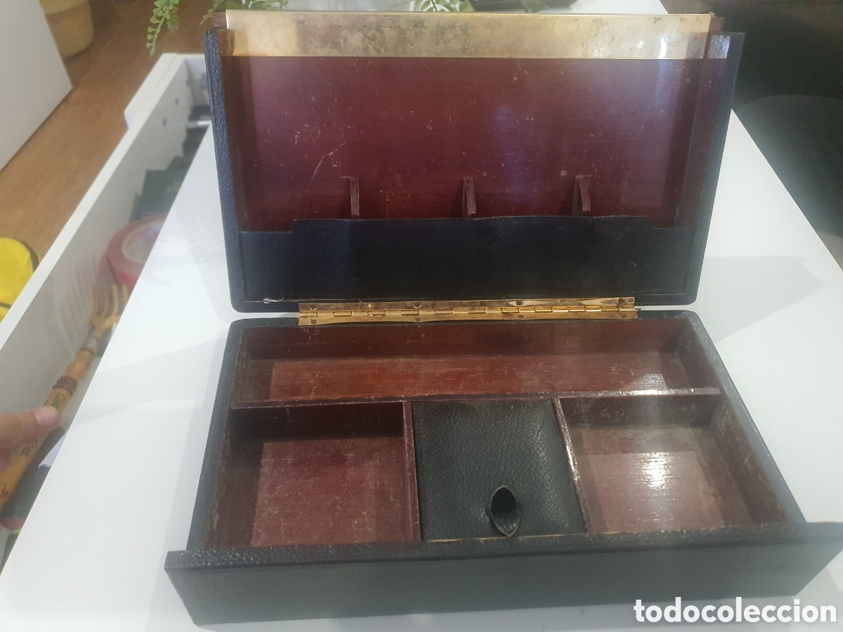 Cajas y cajitas met&aacute;licas: Antigua caja joyero