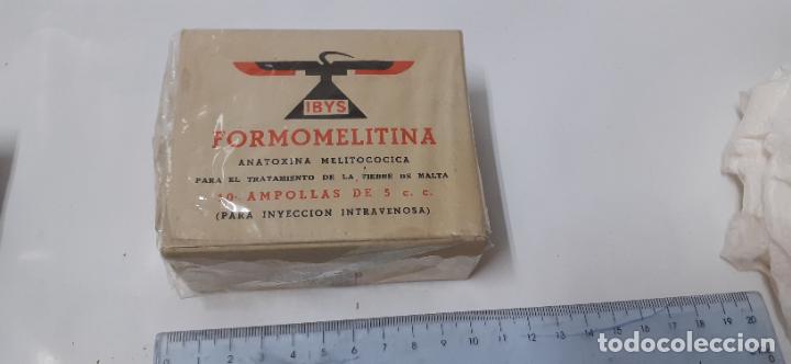 Boxes and metal boxes: CAJA DE FARMACIA FORMOMETILINA LAB. IBYS // medicamento antiguo