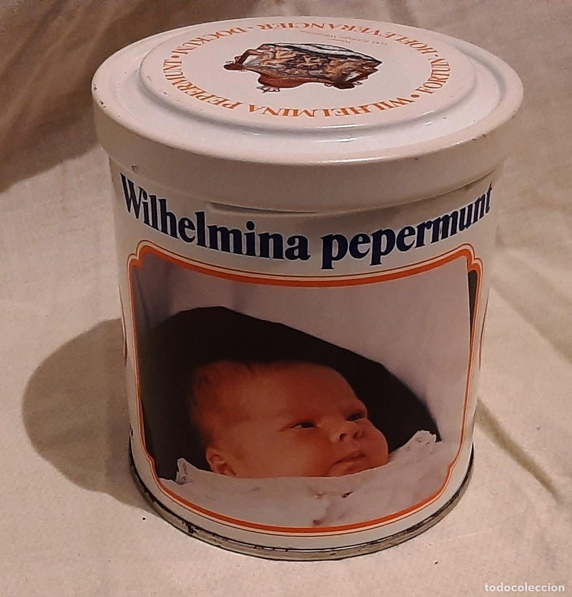 Boxes and metal boxes: Caja met&aacute;lica Wilhelmina Pepermunt. Lata coleccionable de la familia real holandesa. Amelia