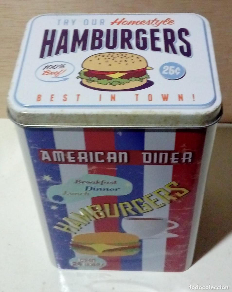 Cajas y cajitas met&aacute;licas: Bote, lata Hamburgers - Foto 3