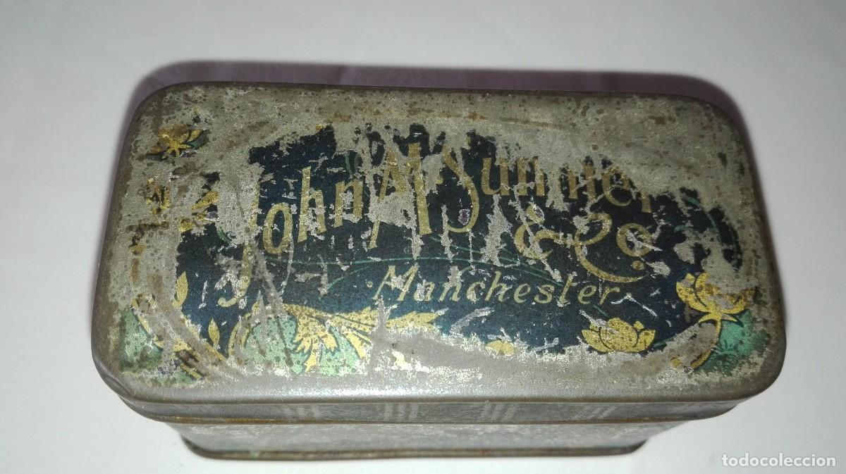 Cajas y cajitas met&aacute;licas: ANTIGUA CAJA METALICA JOHN M SUMNER -MANCHESTER-