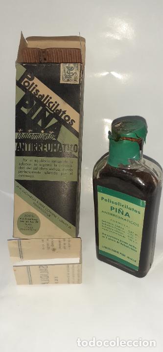Cajas y cajitas met&aacute;licas: CAJA DE FARMACIA POLISALICILATOS PI&Ntilde;A MADRID // MEDICAMENTO ANTIGUO