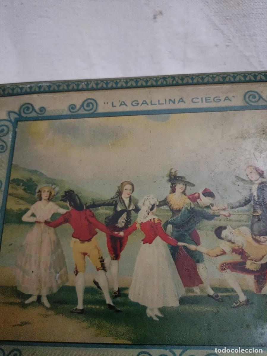 Cajas y cajitas met&aacute;licas: Antigua caja de lata - Foto 2