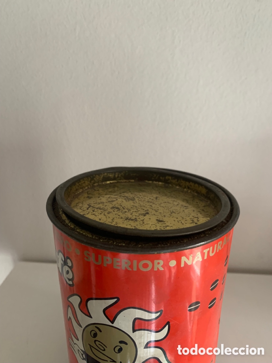 Cajas y cajitas met&aacute;licas: LATA DE CAF&Eacute; SOLEY. - Foto 2