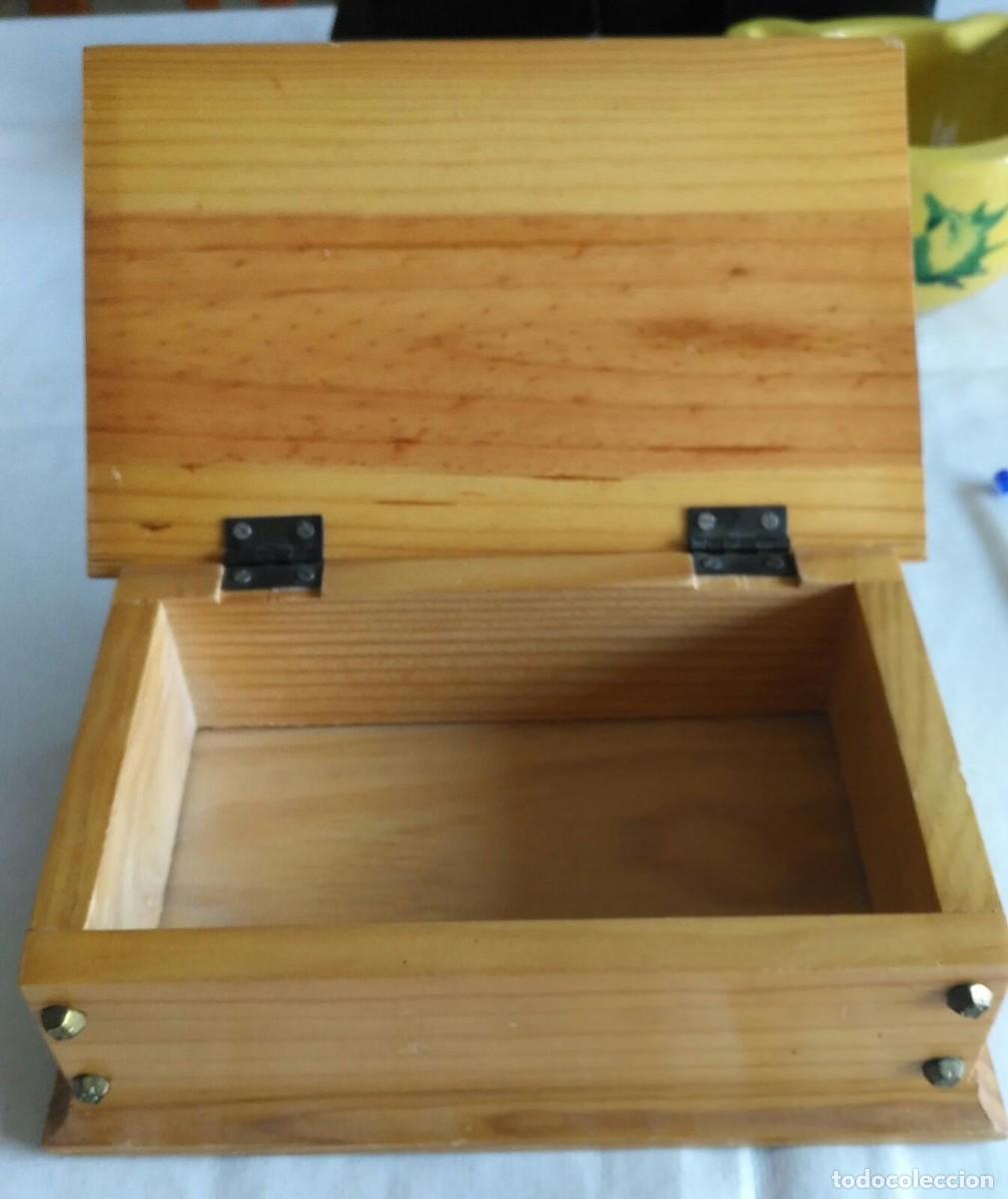 Cajas y cajitas met&aacute;licas: M216 Caja madera rectangular decoraci&oacute;n - 22cm x 14cm x 8.50cm
