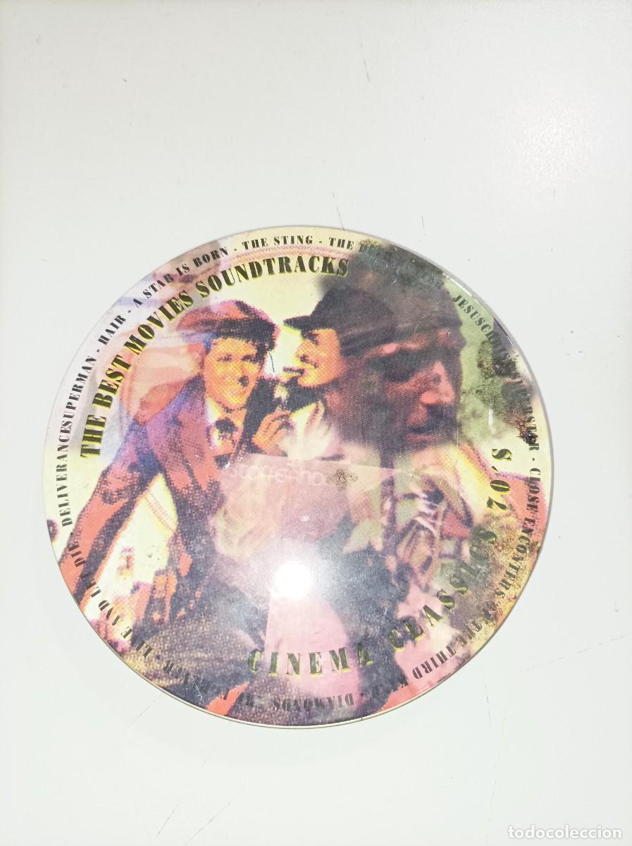 Casse e cassette metalliche: Caja met&aacute;lica antigua THE BEST MOVIES SOUNDTRACK CINEMA CLASSICS 70'S