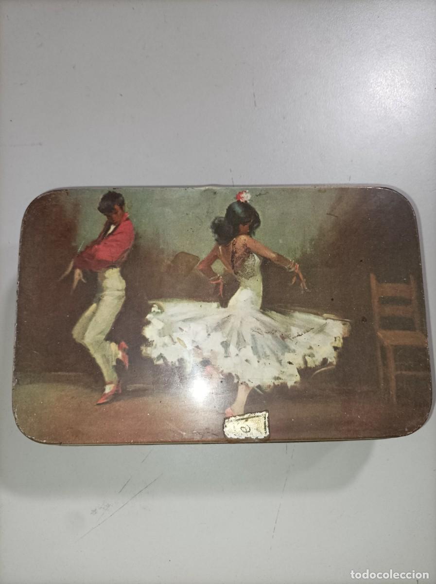 Casse e cassette metalliche: Caja met&aacute;lica antigua PASTCAF&Eacute; LOGRO&Ntilde;O