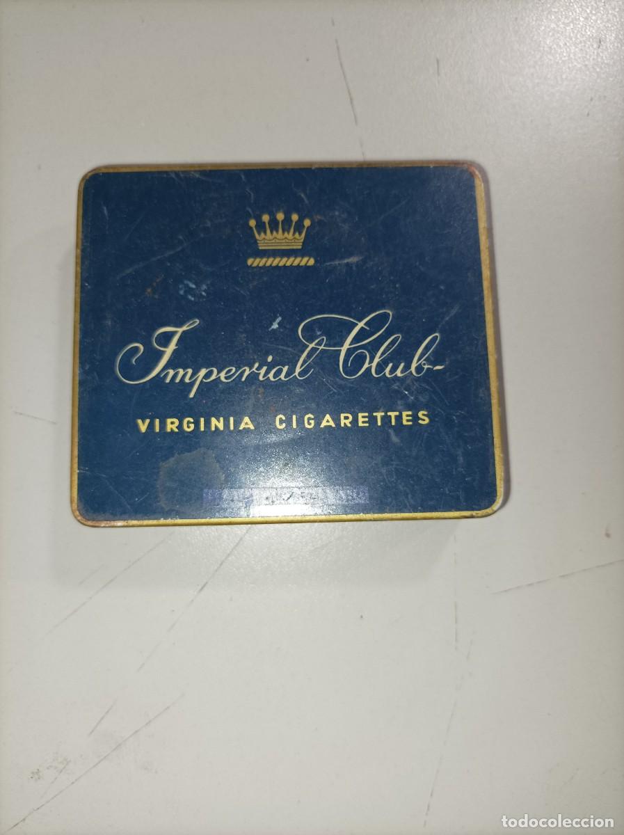 Casse e cassette metalliche: Caja met&aacute;lica antigua DE CIGARRILLOS VIRGINIA IMPERIAL CLUB